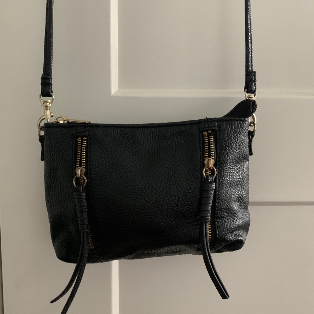 H&M Small Faux Leather Black Bag